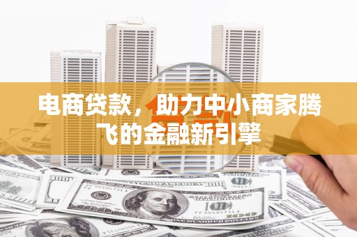 新县电商贷款，助力中小商家腾飞的金融新引擎