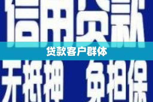新县贷款客户群体