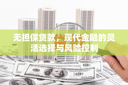 新县无担保贷款，现代金融的灵活选择与风险控制