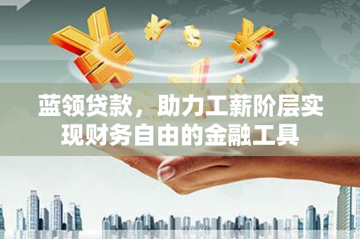 新县蓝领贷款，助力工薪阶层实现财务自由的金融工具