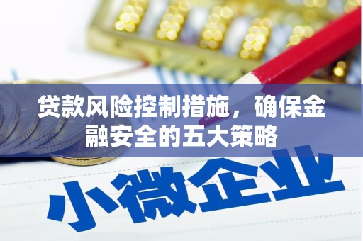 新县贷款风险控制措施，确保金融安全的五大策略