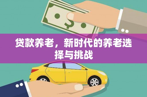 新县贷款养老，新时代的养老选择与挑战