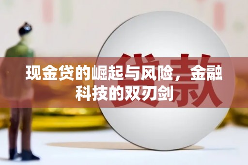 新县现金贷的崛起与风险，金融科技的双刃剑