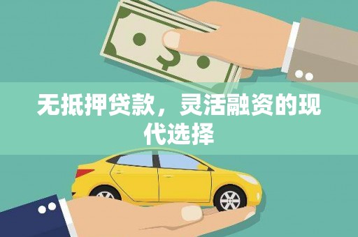 新县无抵押贷款，灵活融资的现代选择