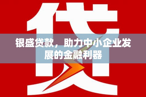 新县银盛贷款，助力中小企业发展的金融利器