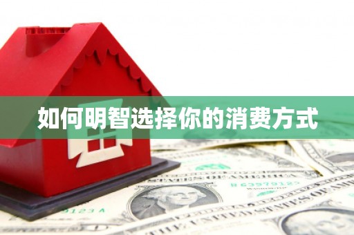 新县如何明智选择你的消费方式